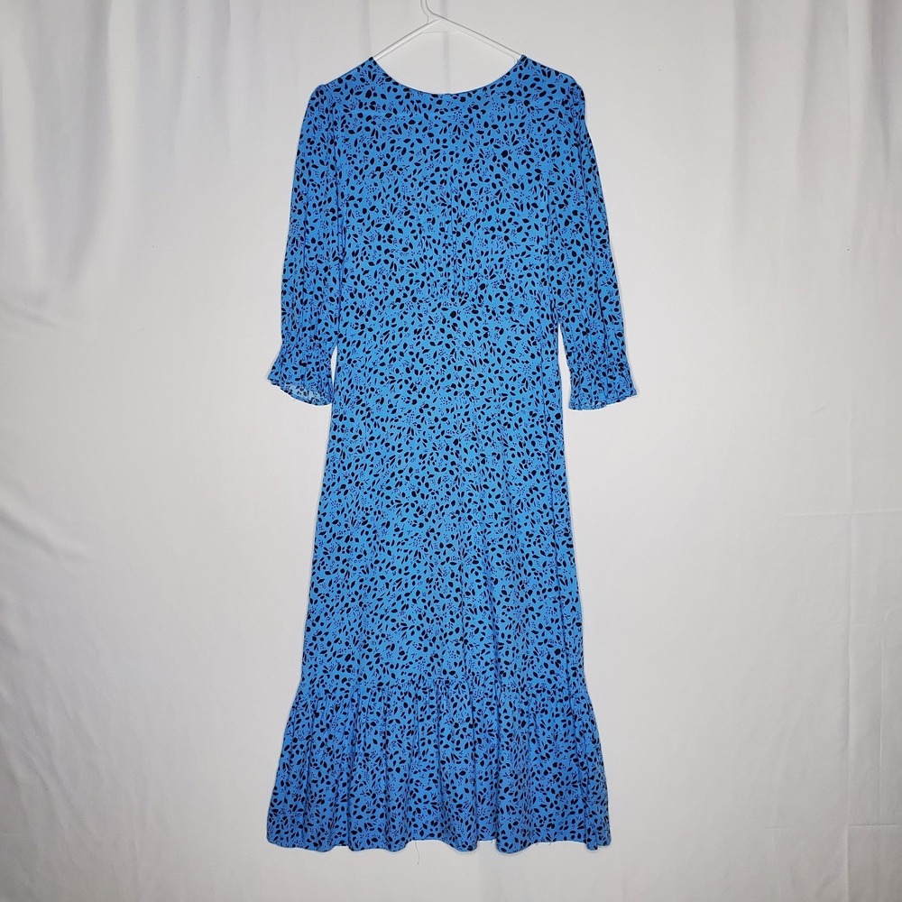 Nobodys Child Dress 10 Blue Empire Maxi Girly Modest Church Cottagecore Feminine
